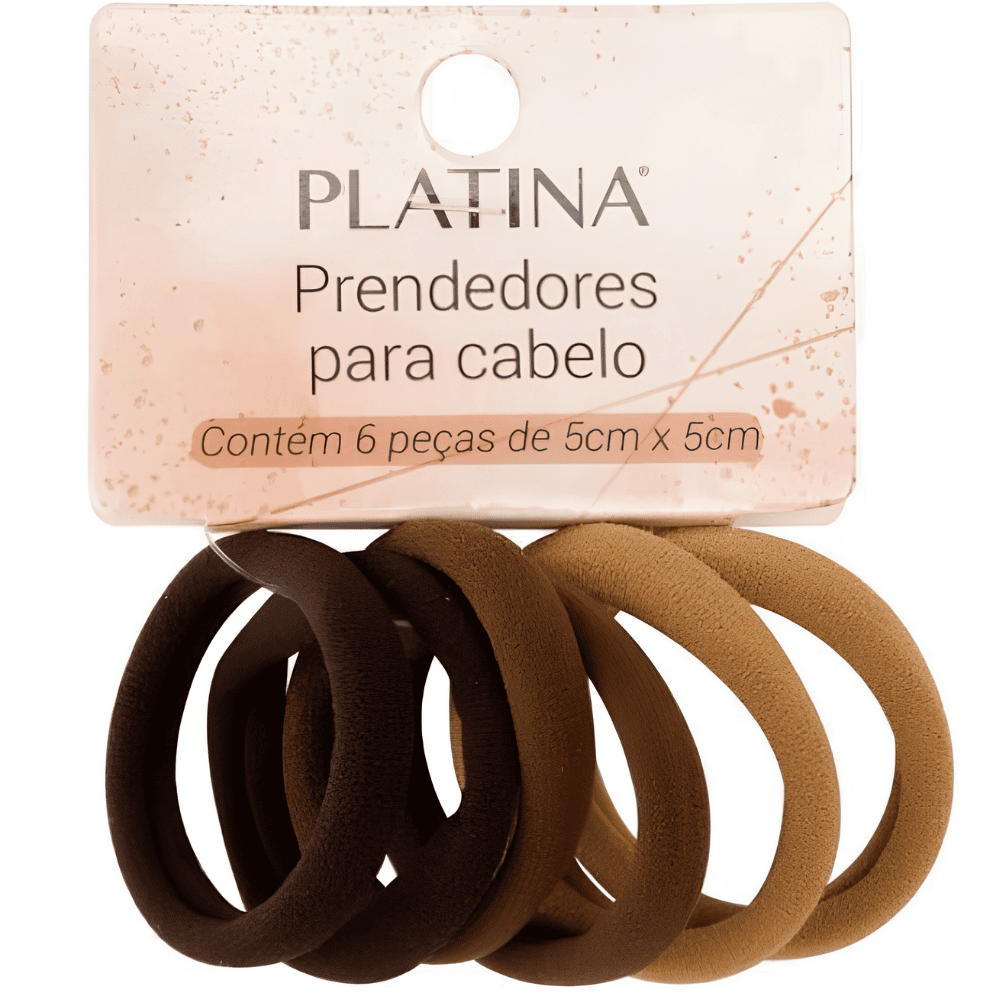 Kit 6 Peças Prendedor de Cabelo Elastano