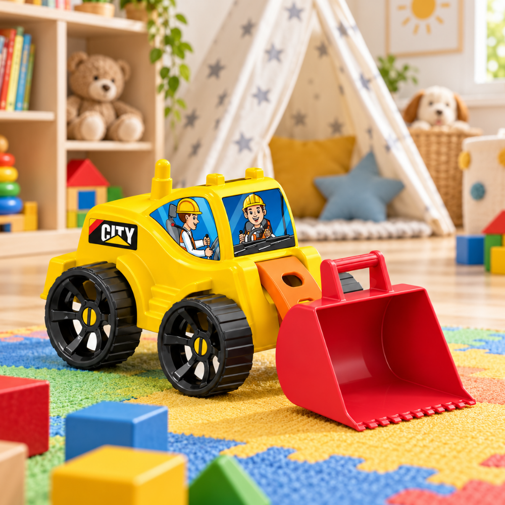Trator Pá Carregadeira LA Toys