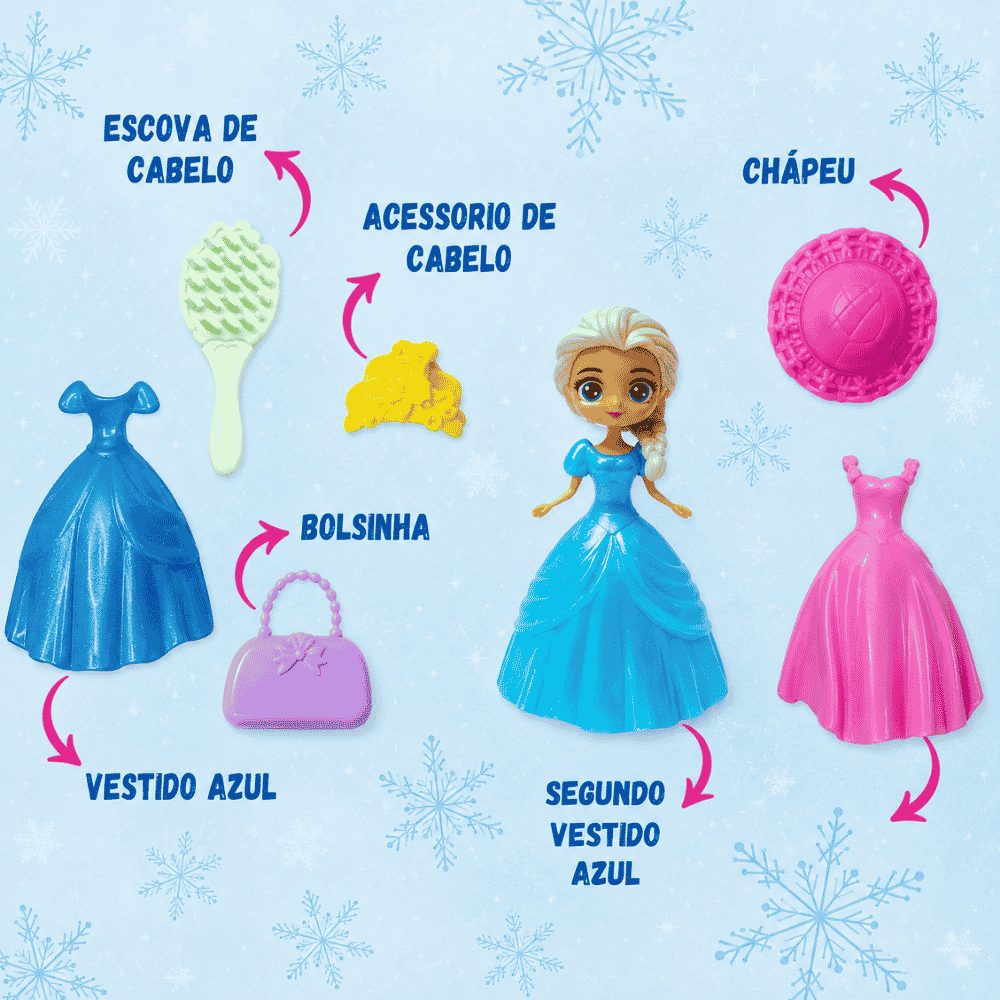Boneca com Acessórios Arktoys