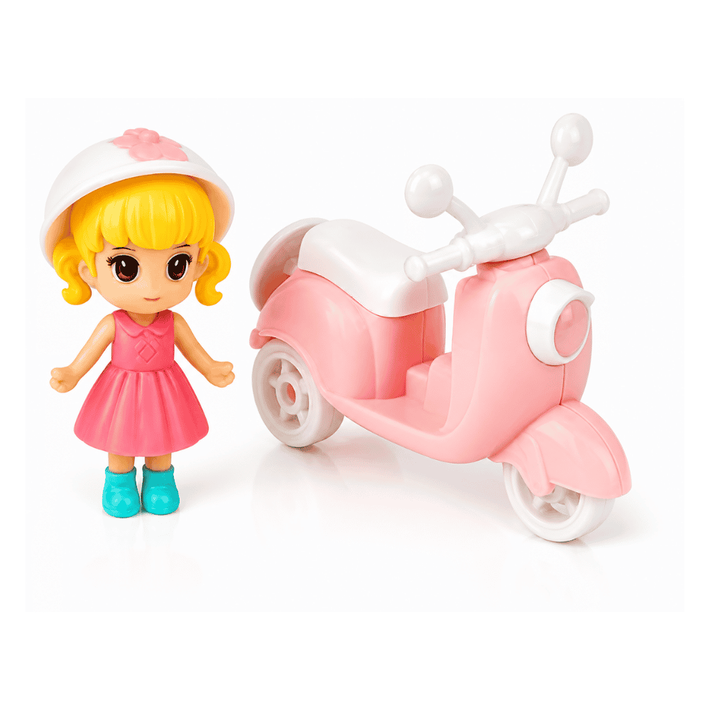 Boneca Babybell Scooter Arktoys