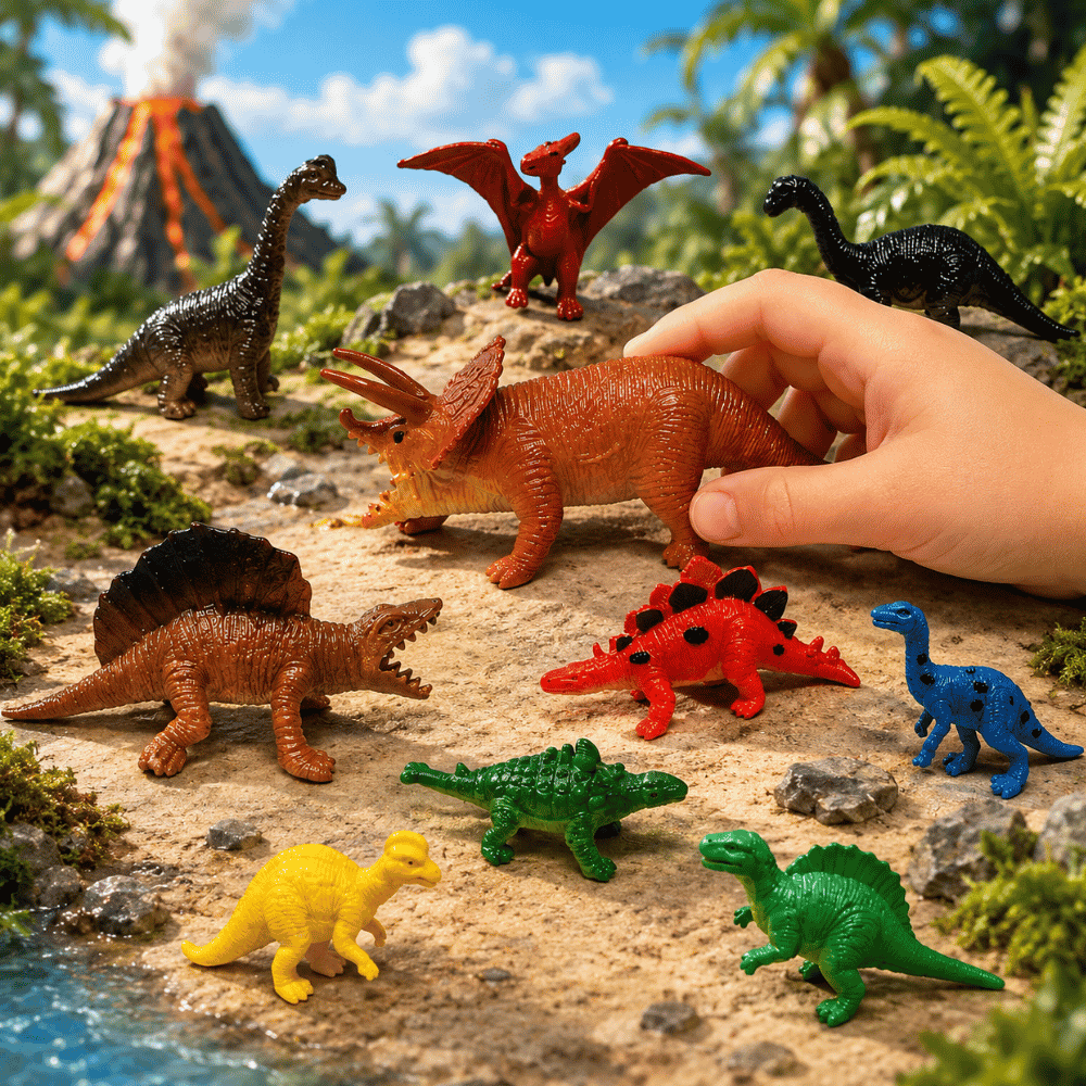 Animais Jurássicos P 10PCS Arktoys