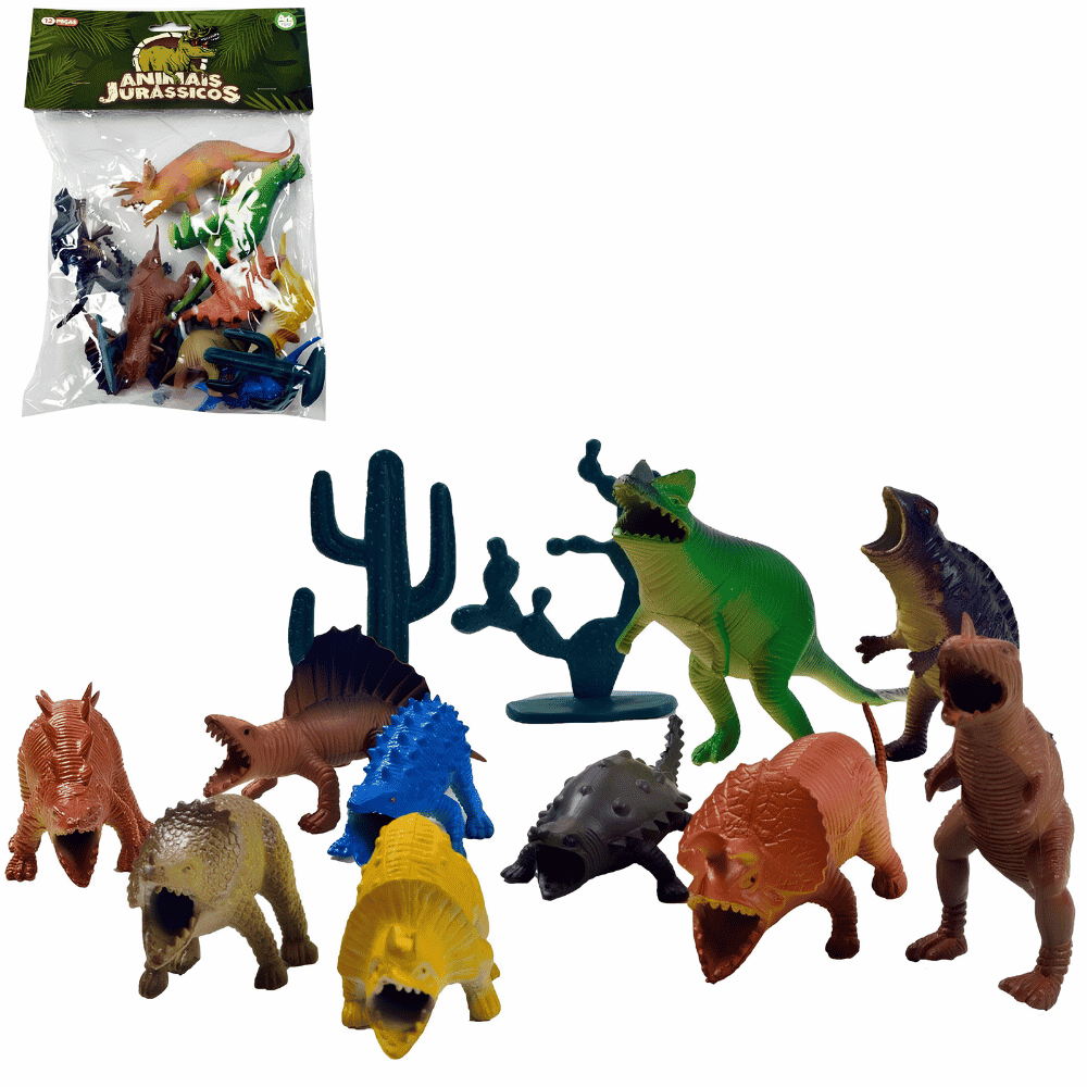 Animais Jurássicos M 12PCS Arktoys