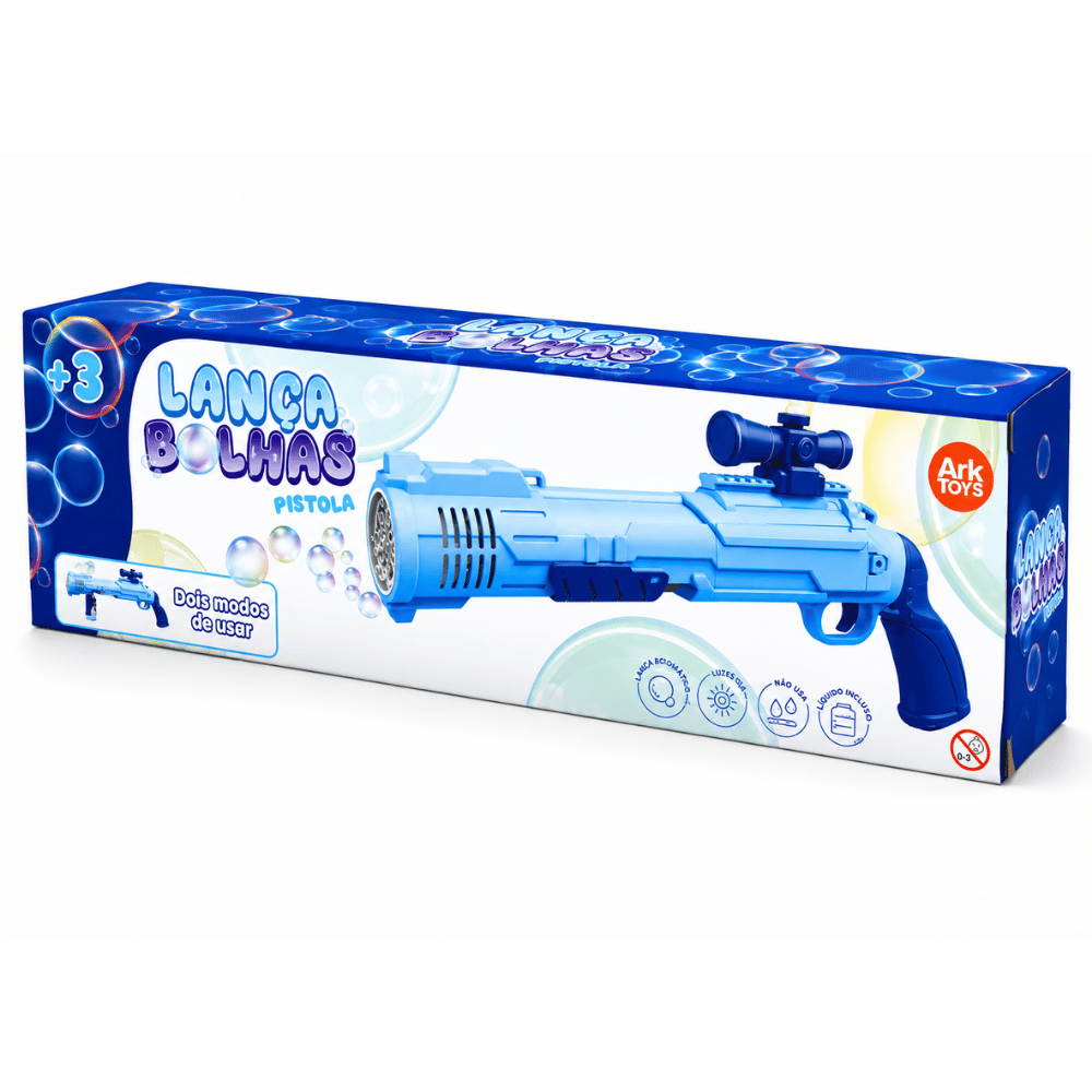 Lança Bolha Pistola Automática Arktoys