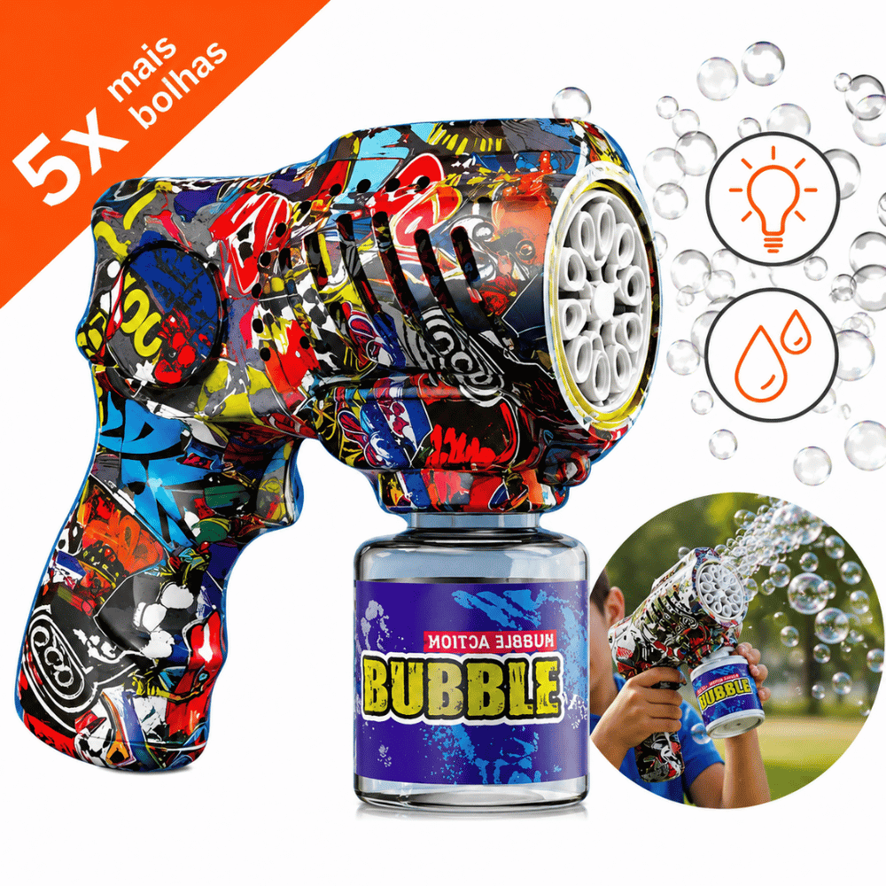 Lança Bolha Grafite Automática Arktoys