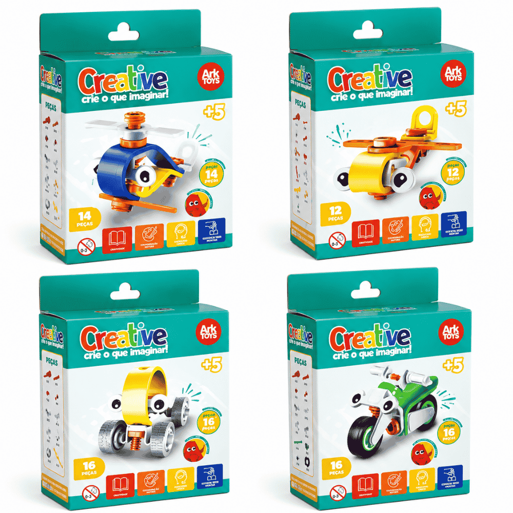 Brinquedo de Montar Divertido Arktoys