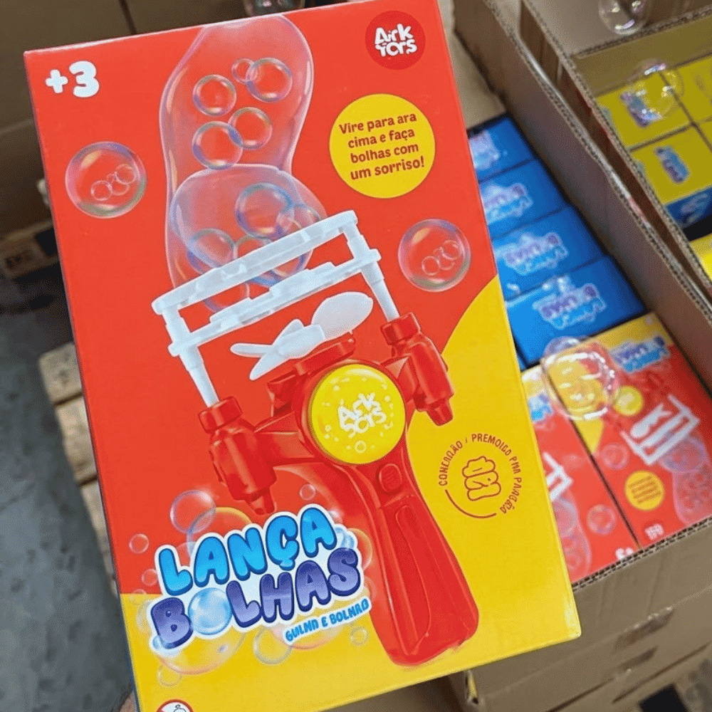 Lança Bolhas Automática Bolha Arktoys