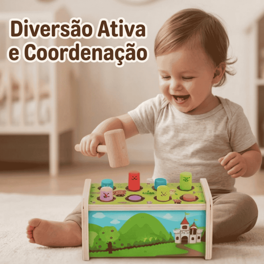 Brinquedo de Madeira Bate Hams ArkToys