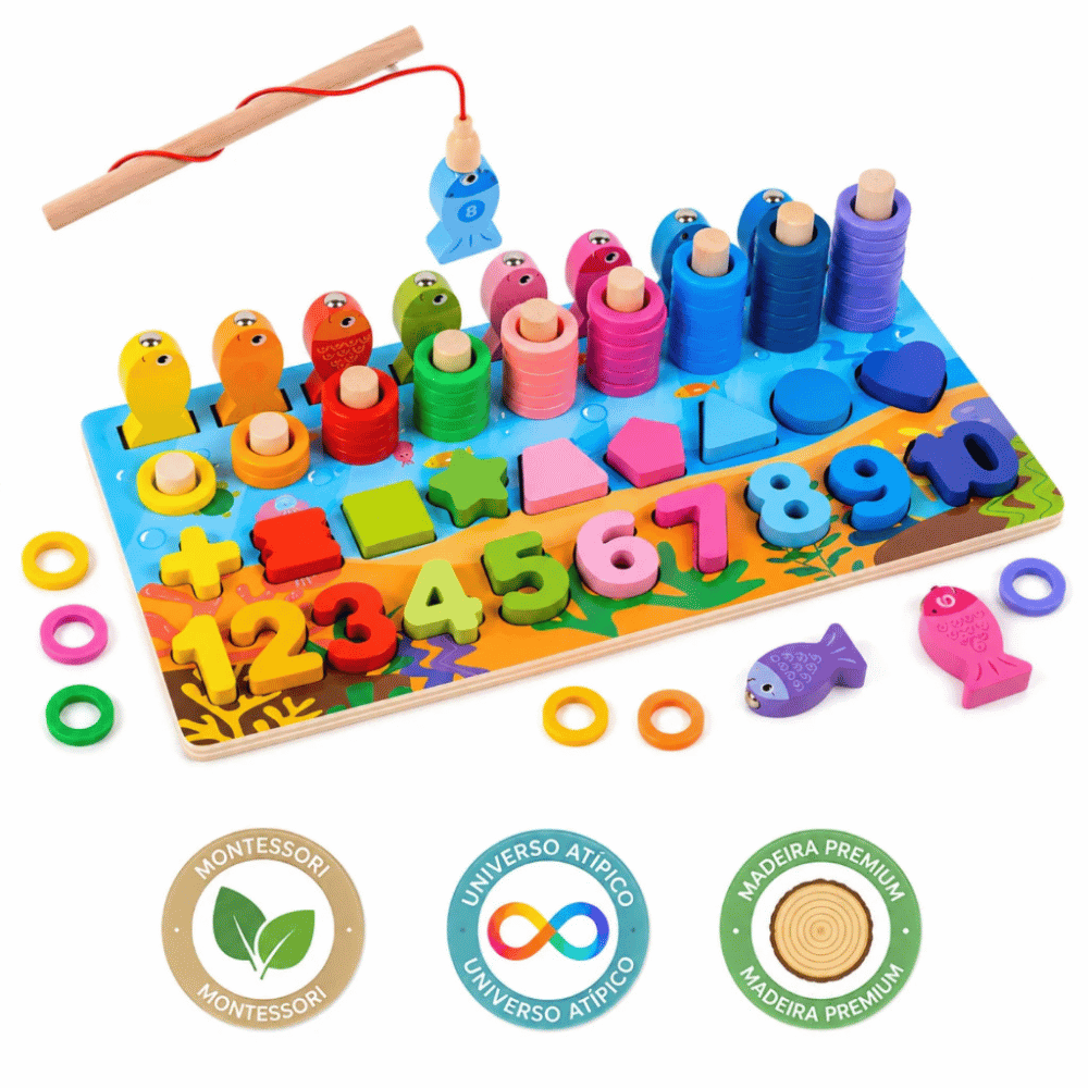 Brinquedo de Madeira Tabuleiro Arktoys