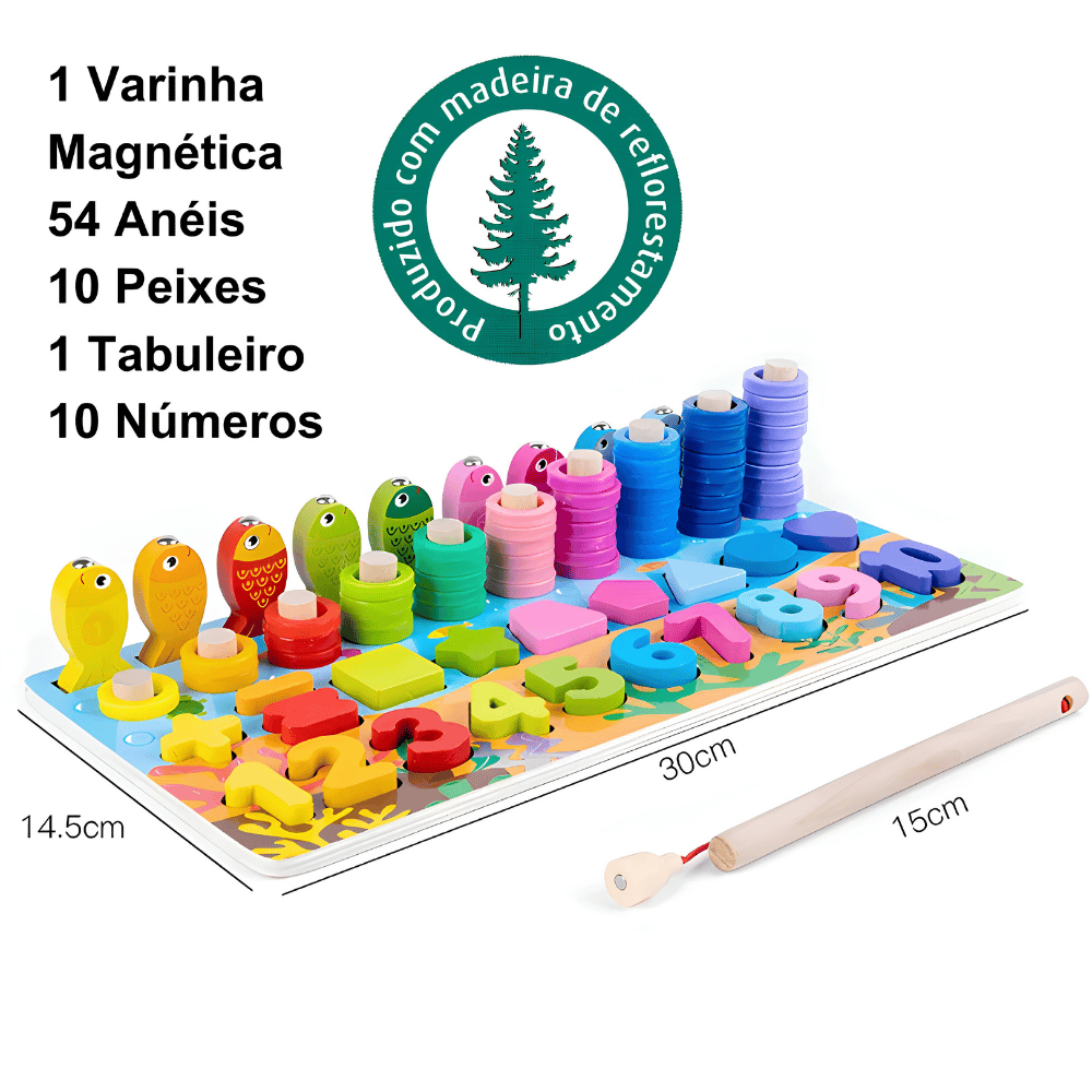 Brinquedo de Madeira Tabuleiro Arktoys