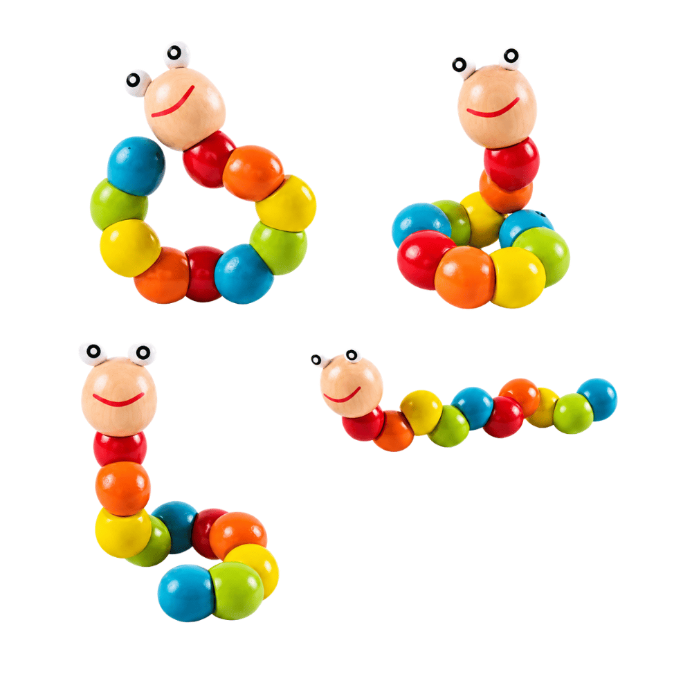 Brinquedo de Madeira Lagarta Arktoys