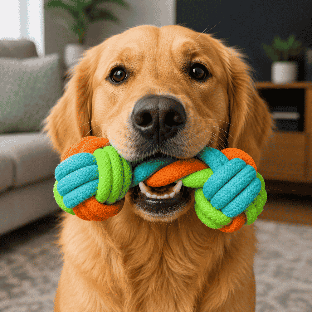 Brinquedo Corda Halter para Cães 18cm Yins
