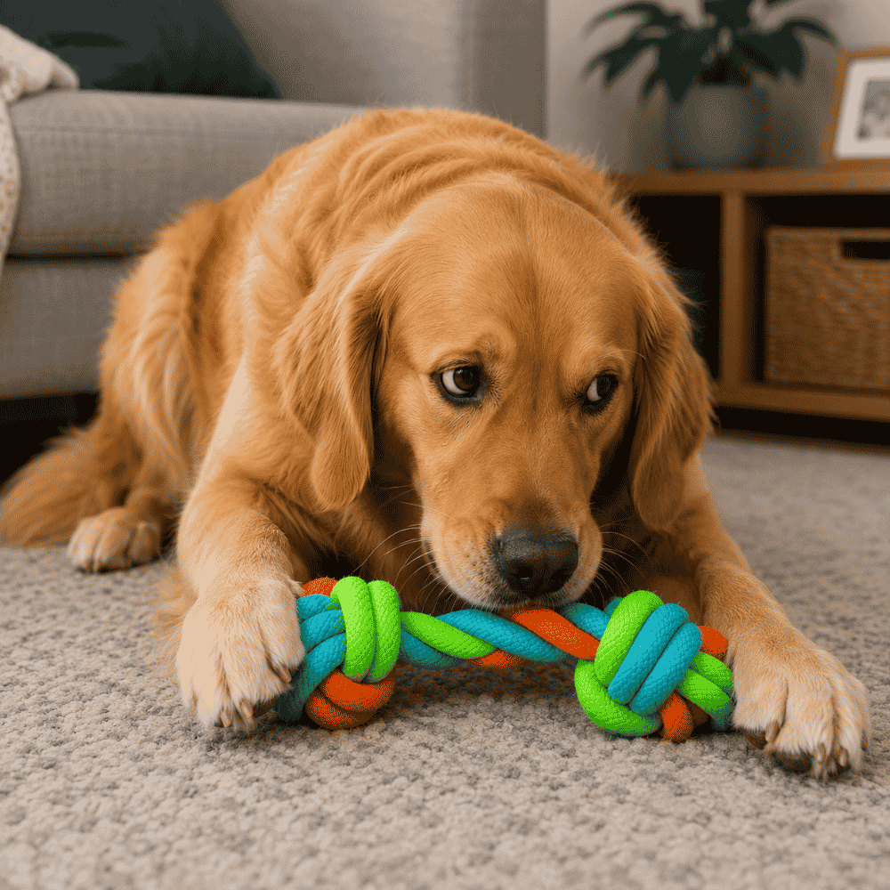 Brinquedo Corda Halter para Cães 18cm Yins