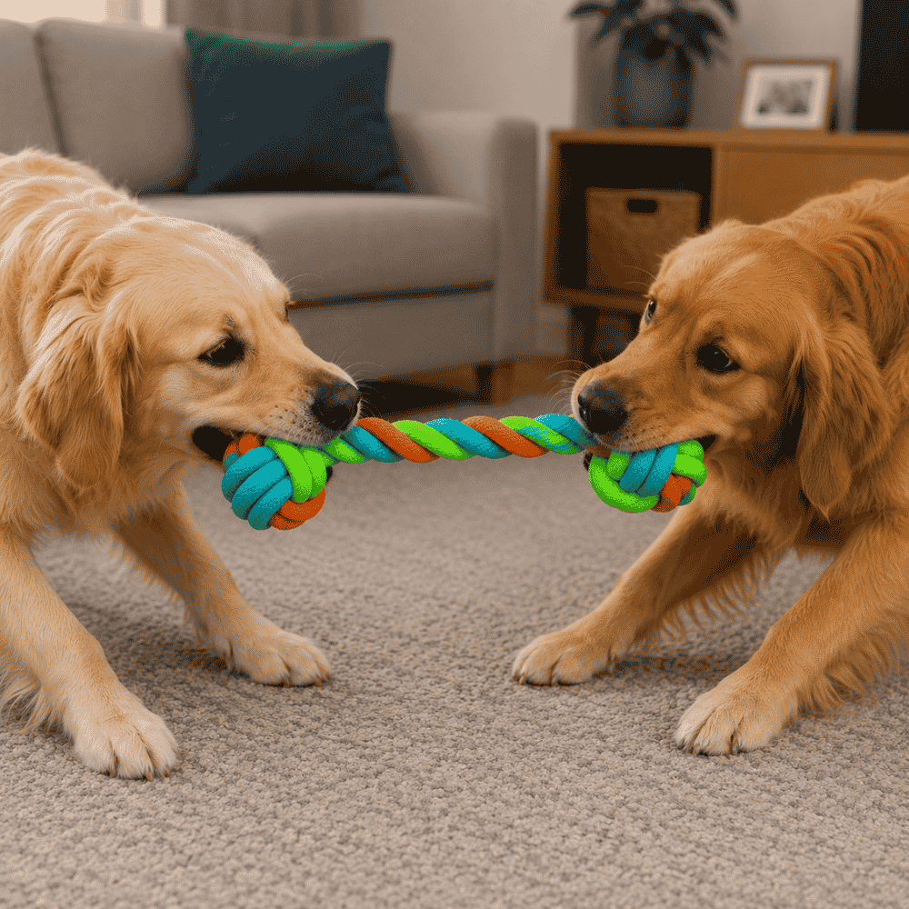 Brinquedo Corda Halter para Cães 18cm Yins