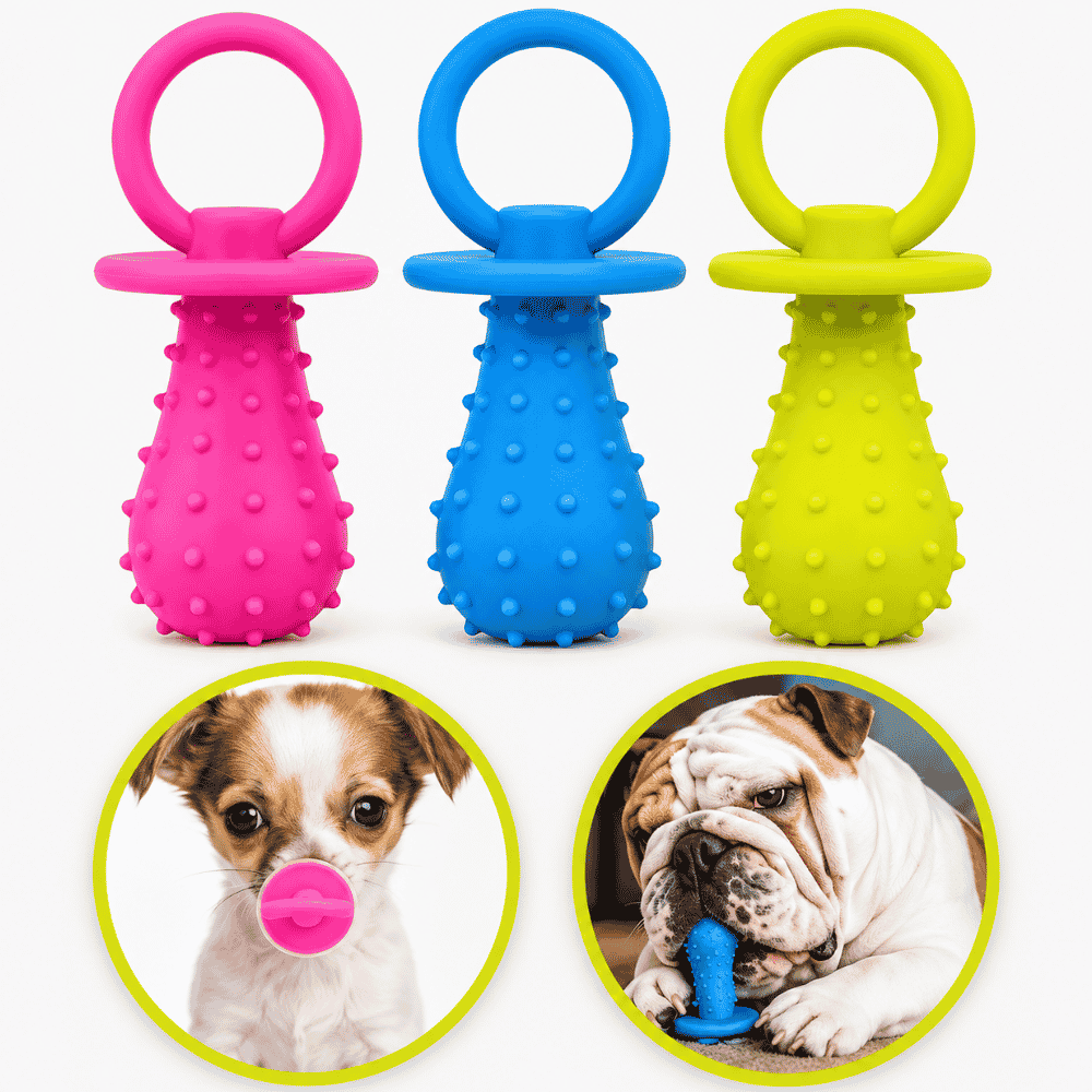 Brinquedo Pet Chupeta 9cm com Guizo Sortido Yins