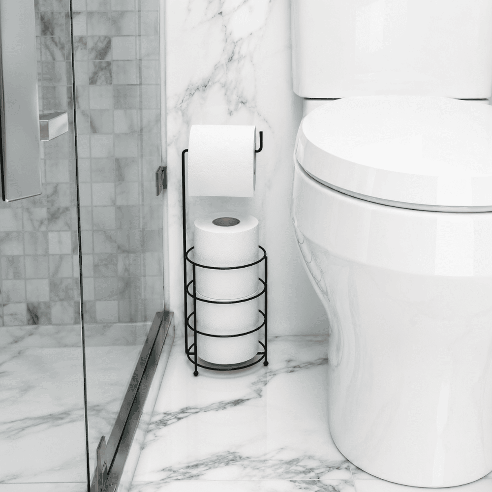 Suporte para Papel Higiênico Linha Black Stolf