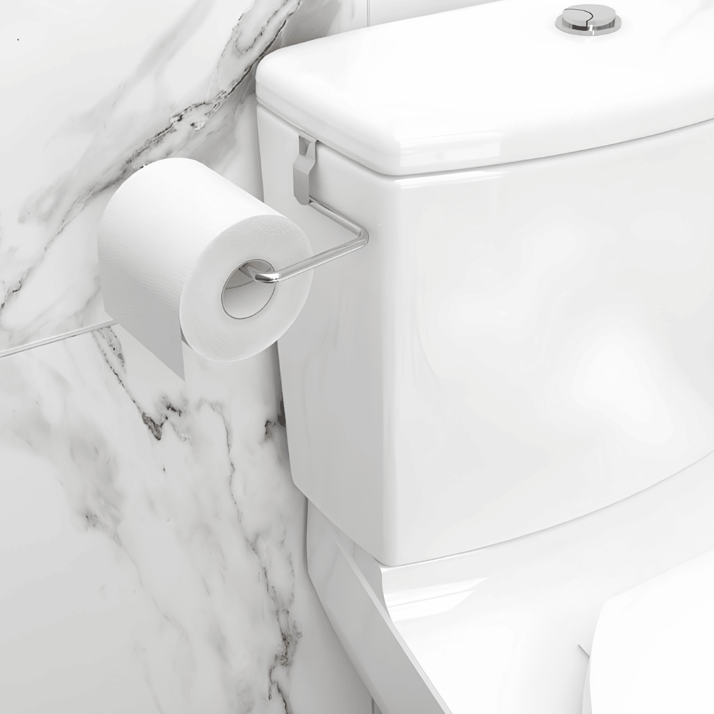 Suporte Simples para Papel Higiênico Caixa Acoplada Cromado Stolf