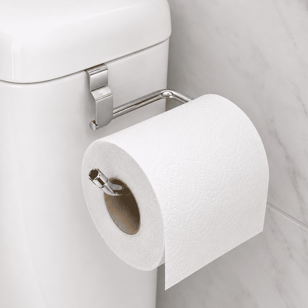 Suporte Simples para Papel Higiênico Caixa Acoplada Cromado Stolf