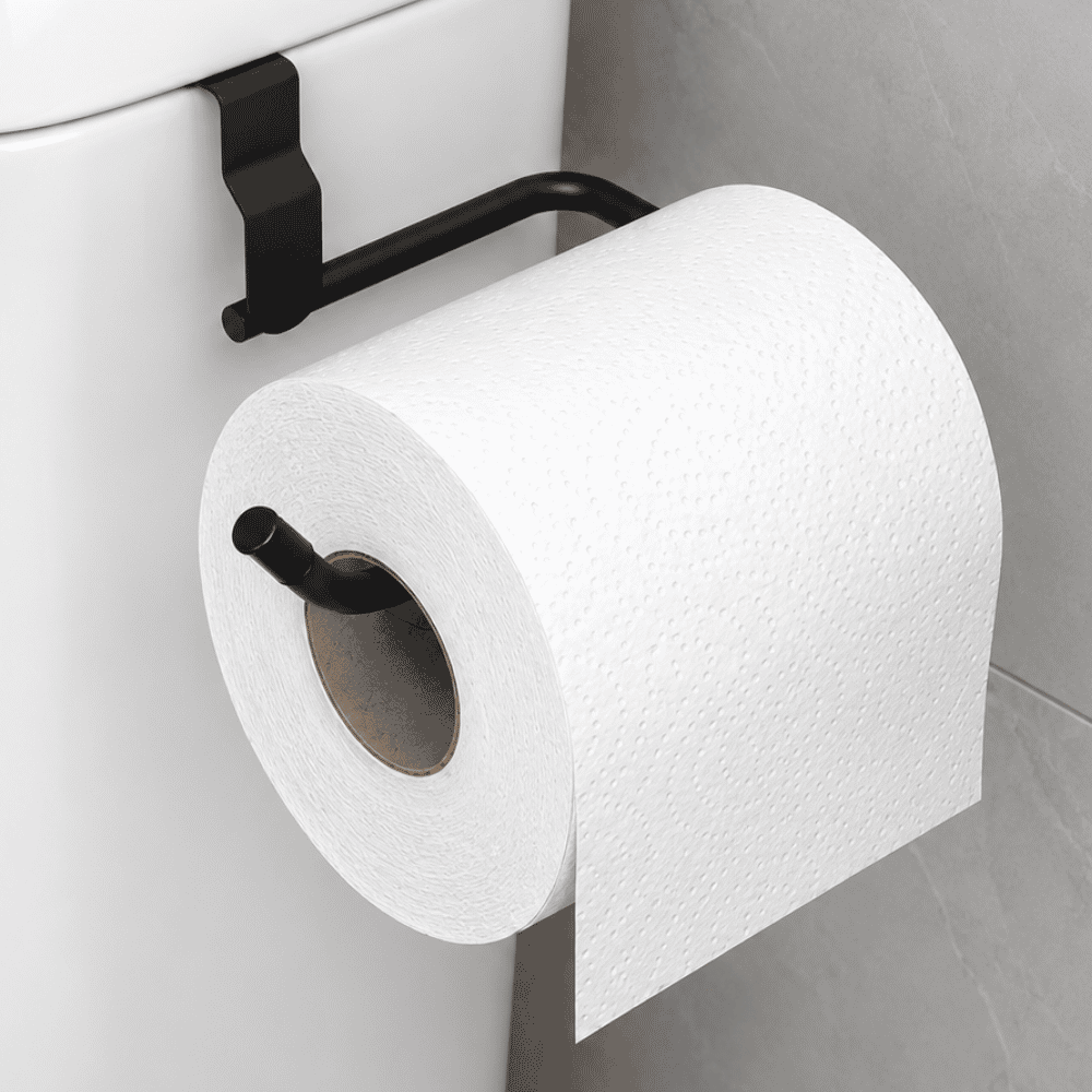 Suporte Simples para Papel Higiênico Linha Black Stolf