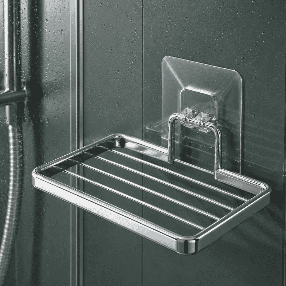 Suporte para Sabonete com Adesivo Black Cromado Stolf