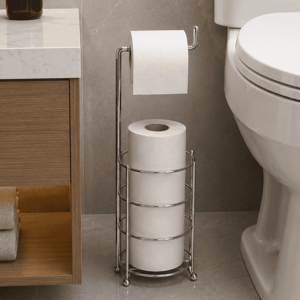Suporte para Papel Higiênico Cromado Stolf
