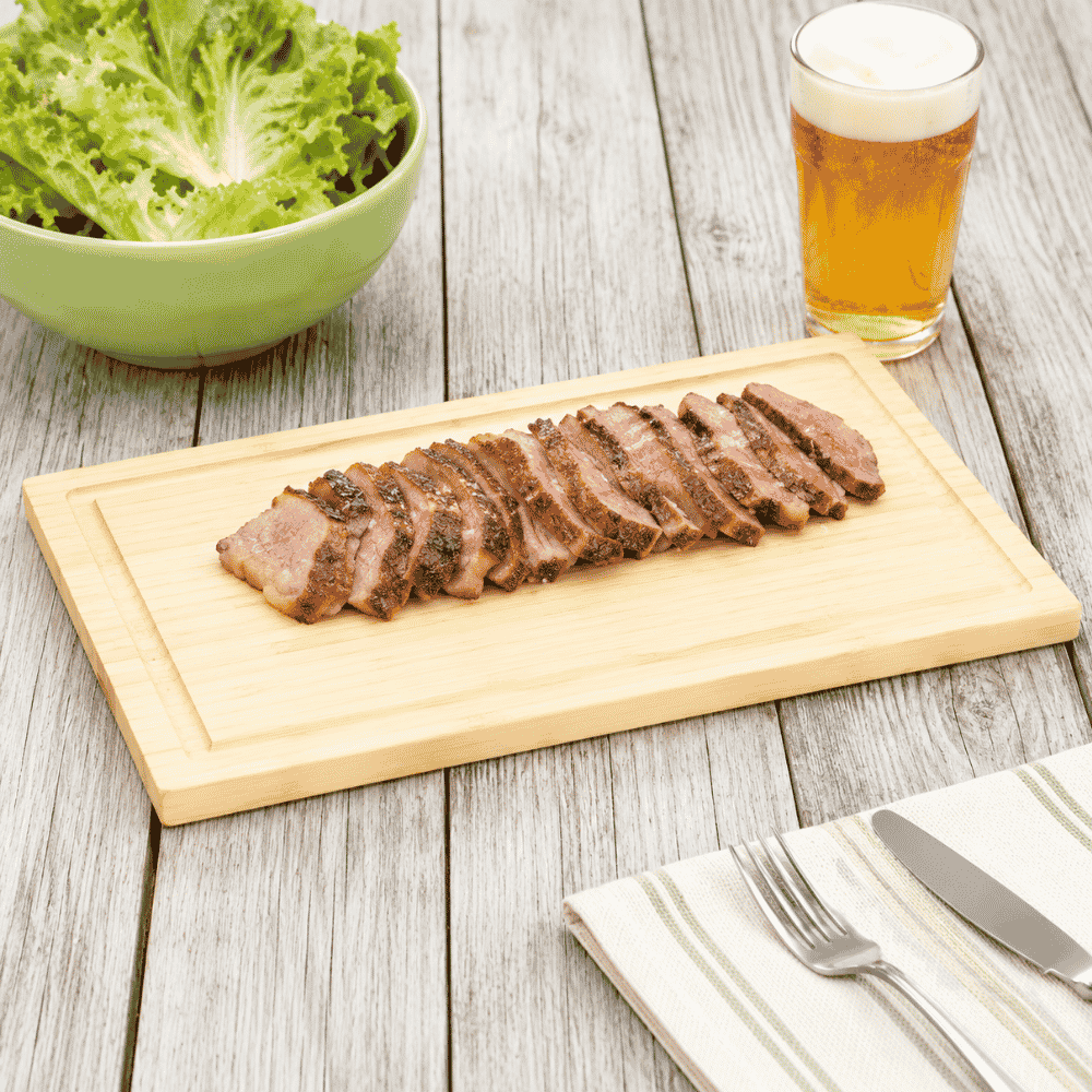 Tábua para Churrasco Pinus Retangular 40x22cm Stolf