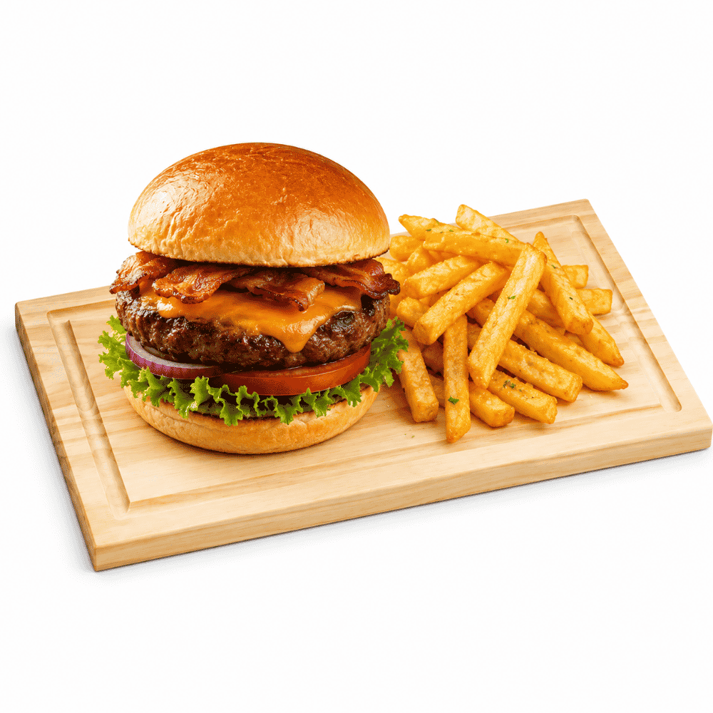 Tábua para Churrasco Pinus Retangular 40x22cm Stolf