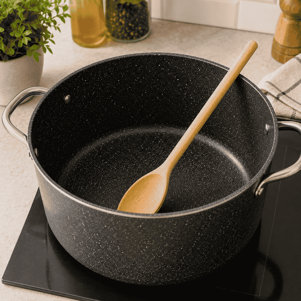 Colher Oval 39cm Madeira Stolf