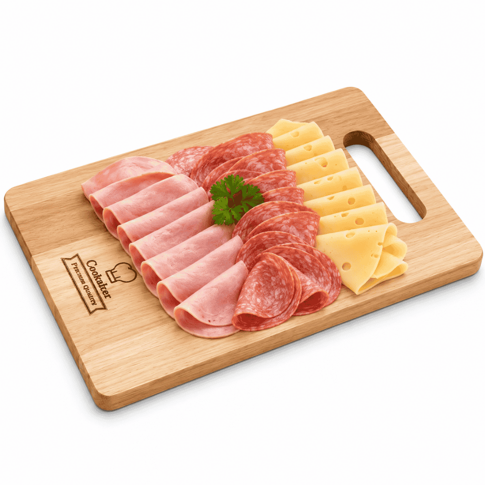 Tábua de Servir com Alça Eucalipto 33x22cm Stolf