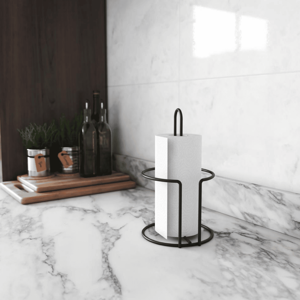 Porta Papel Toalha para Mesa Linha Black Stolf