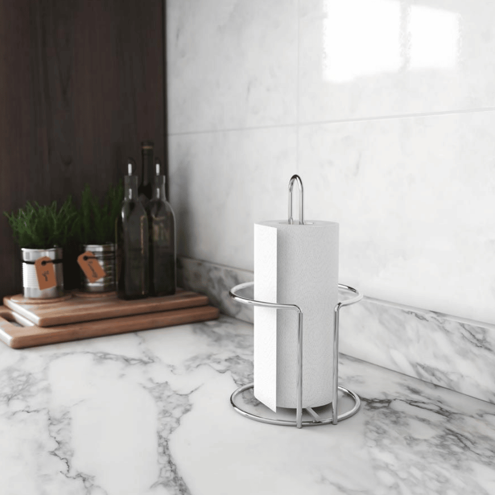 Porta Papel Toalha para Mesa Linha Cromado Stolf