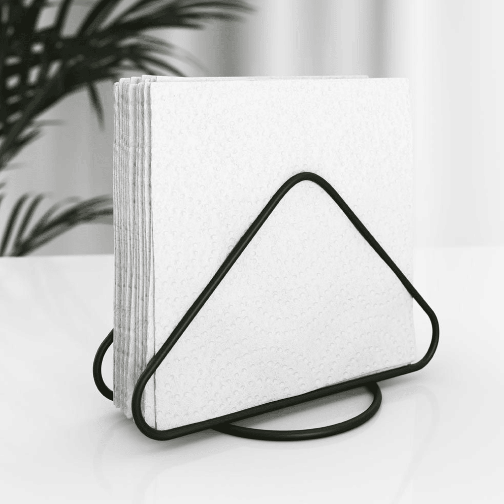 Porta Guardanapos Triangular Linha Black Stolf