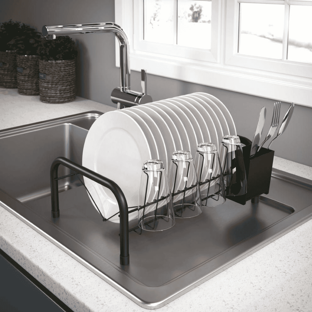 Escorredor Compacto Tubular Linha Black Stolf