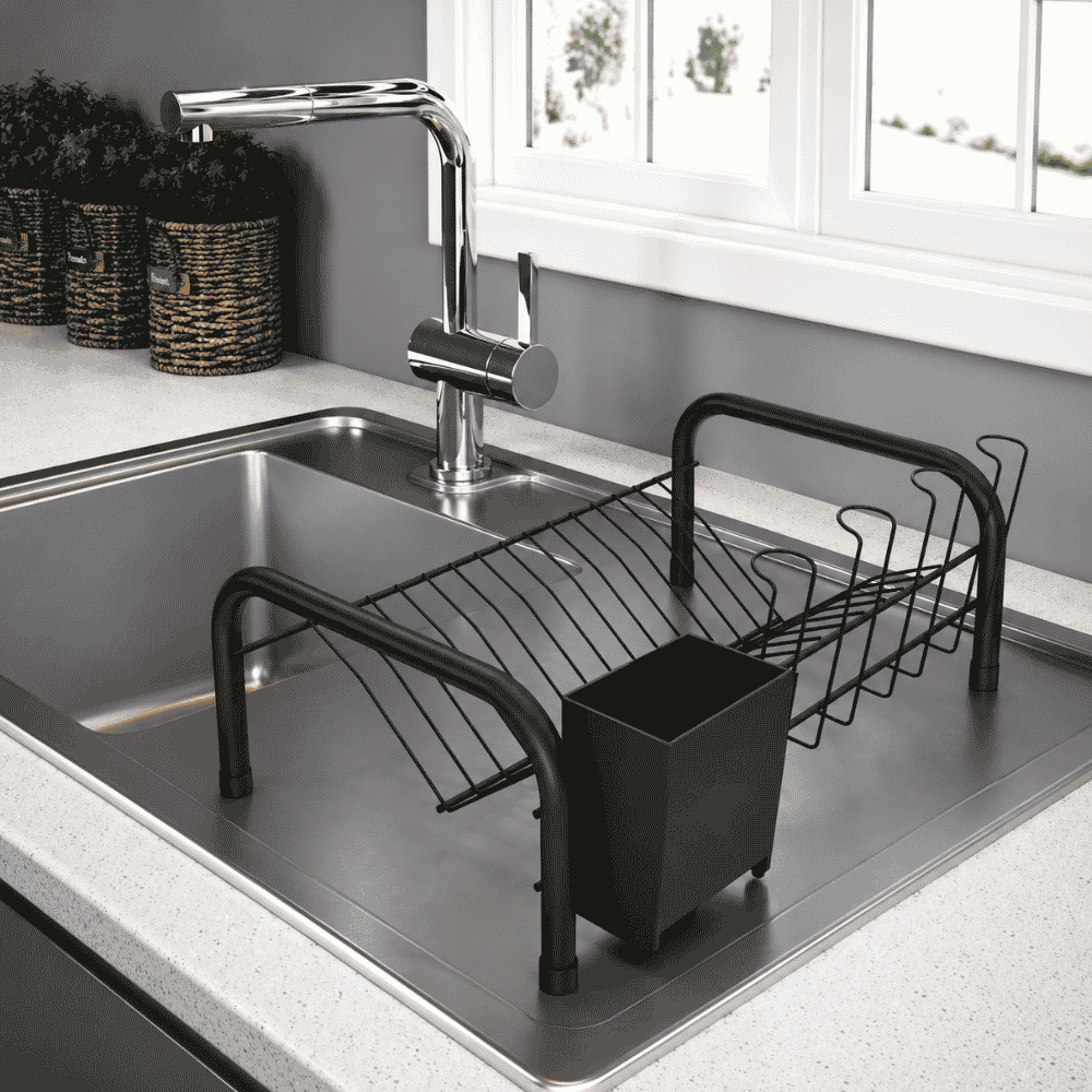 Escorredor Compacto Tubular Linha Black Stolf
