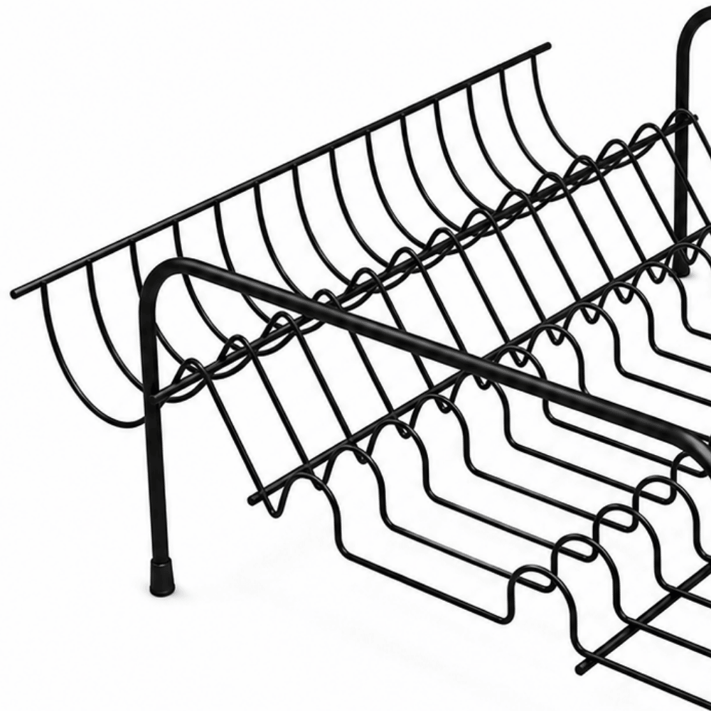 Escorredor Prático com Porta Copos Linha Black Stolf