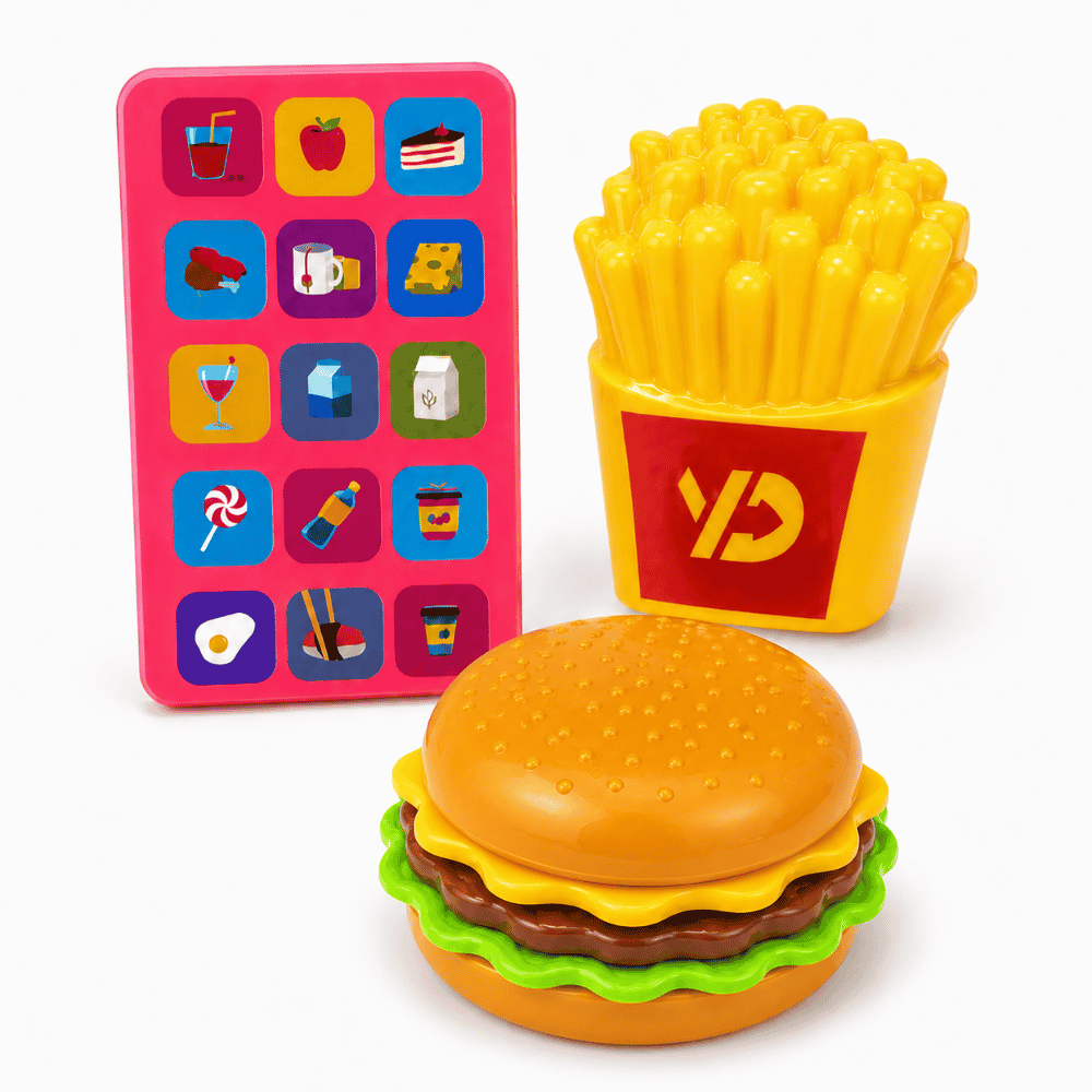 Kit de Lanche Infantil Batata e Hambúrguer Comercial