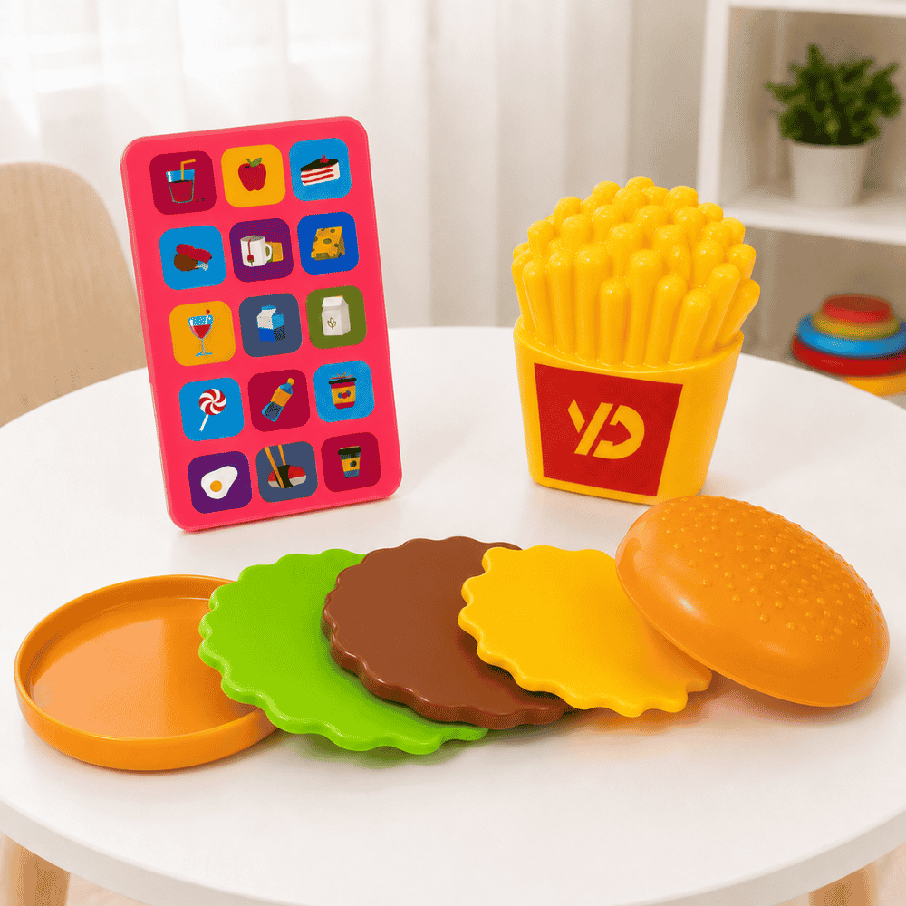 Kit de Lanche Infantil Batata e Hambúrguer Comercial