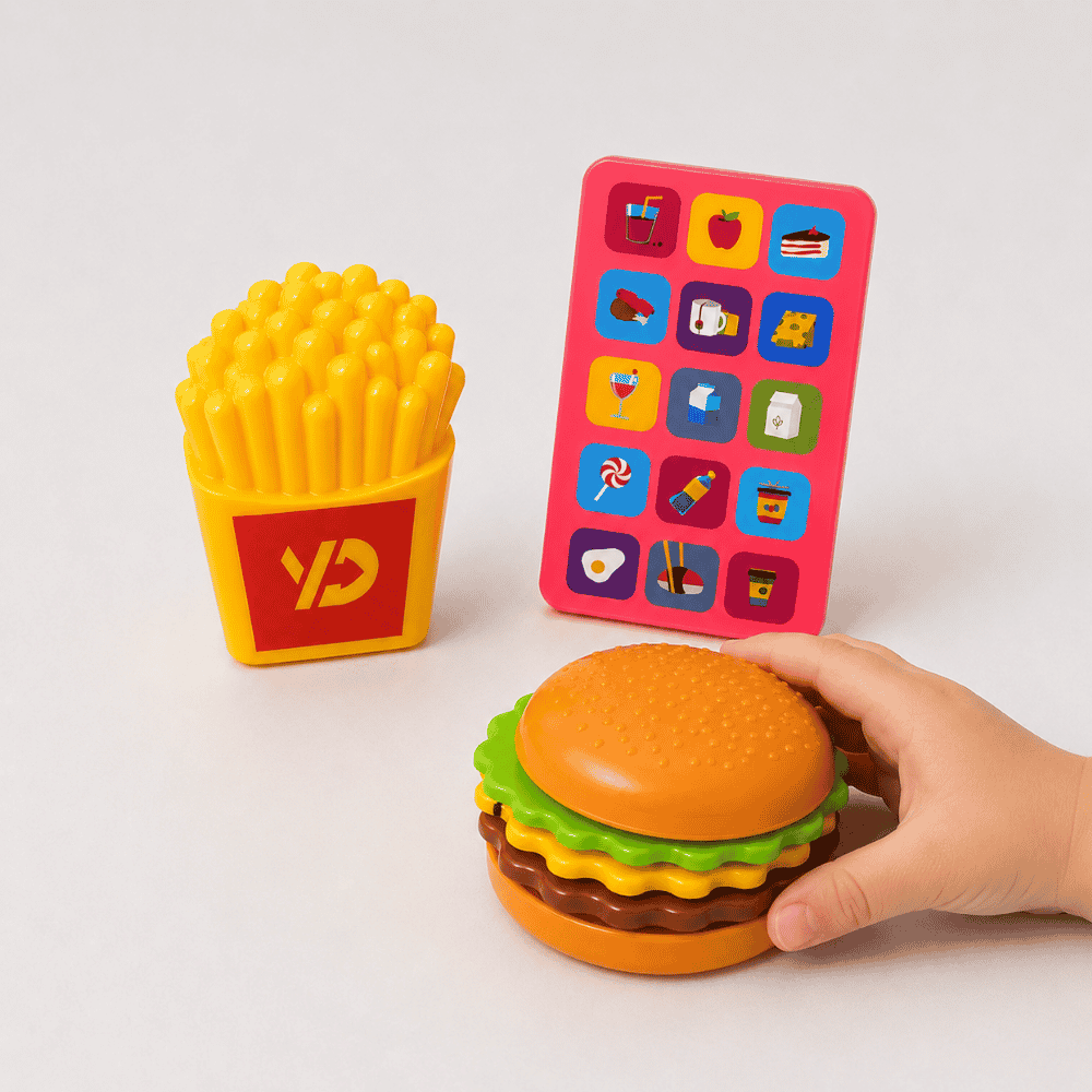 Kit de Lanche Infantil Batata e Hambúrguer Comercial