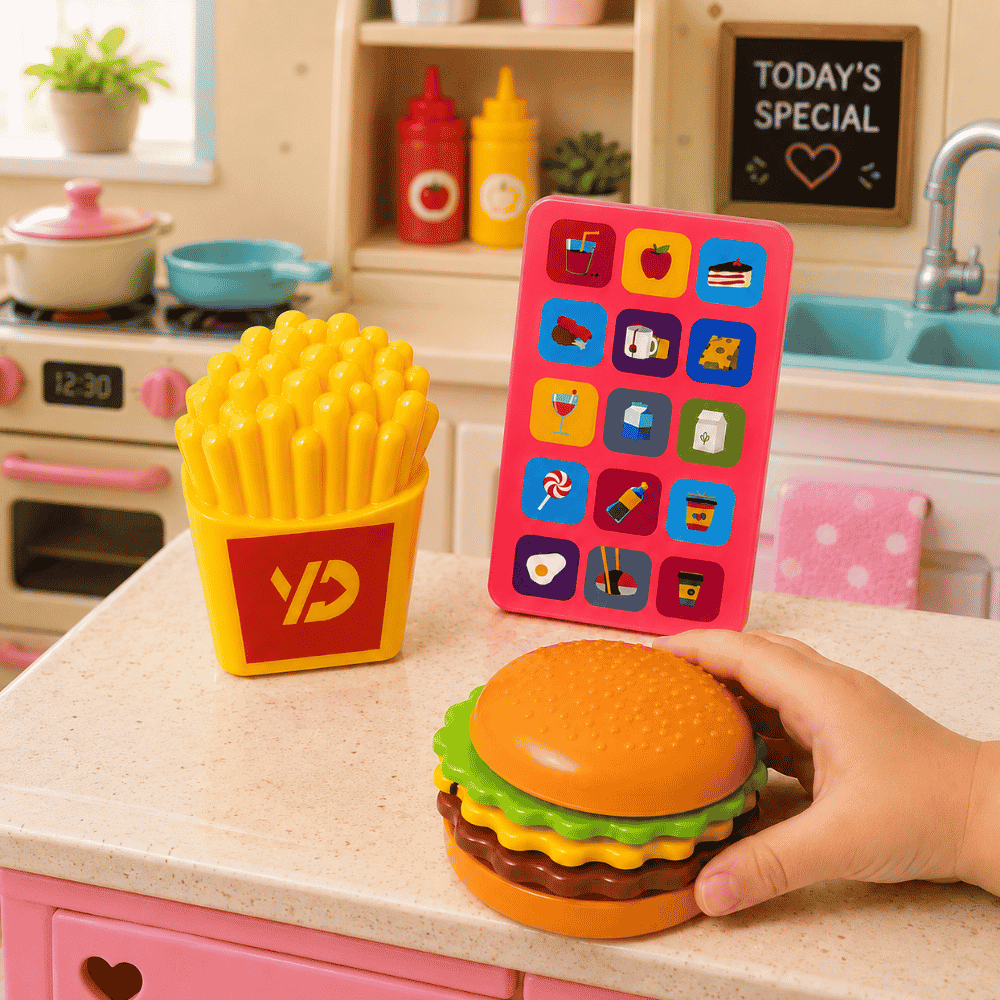 Kit de Lanche Infantil Batata e Hambúrguer Comercial