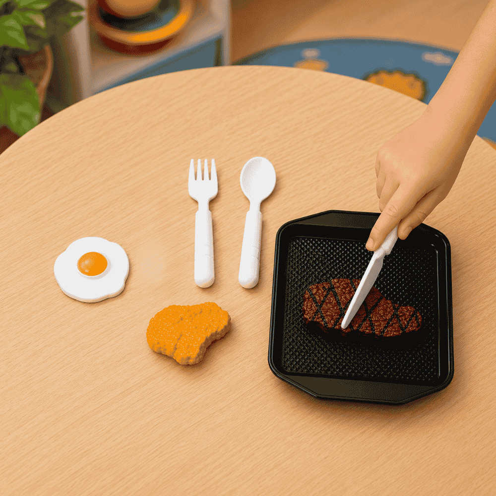 Kit de Cozinha Infantil 7 Peças Comercial
