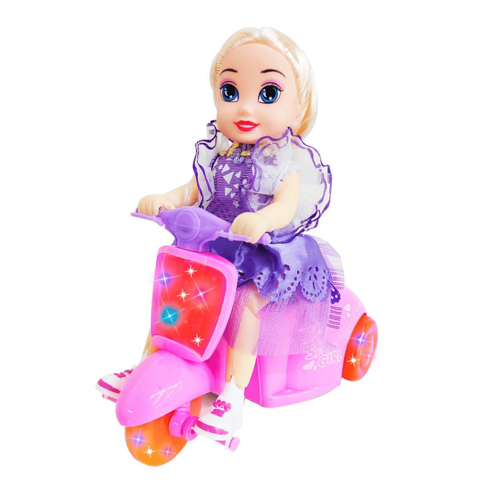 Boneca Belinda Radical Motoca Luz e Som DMBrasil