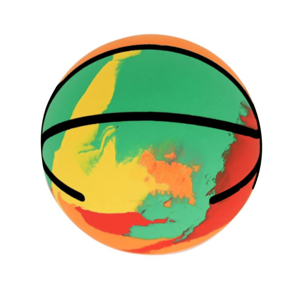 Mini Bola Desenho Basquete Color 6cm DMBrasil
