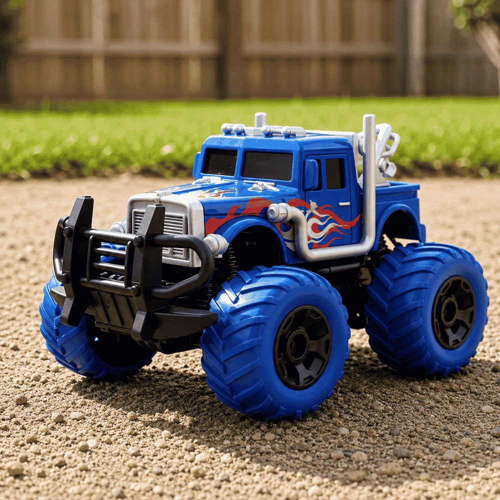 Carro Controle Remoto sem Fio com Luz Mini Truck DMBrasil