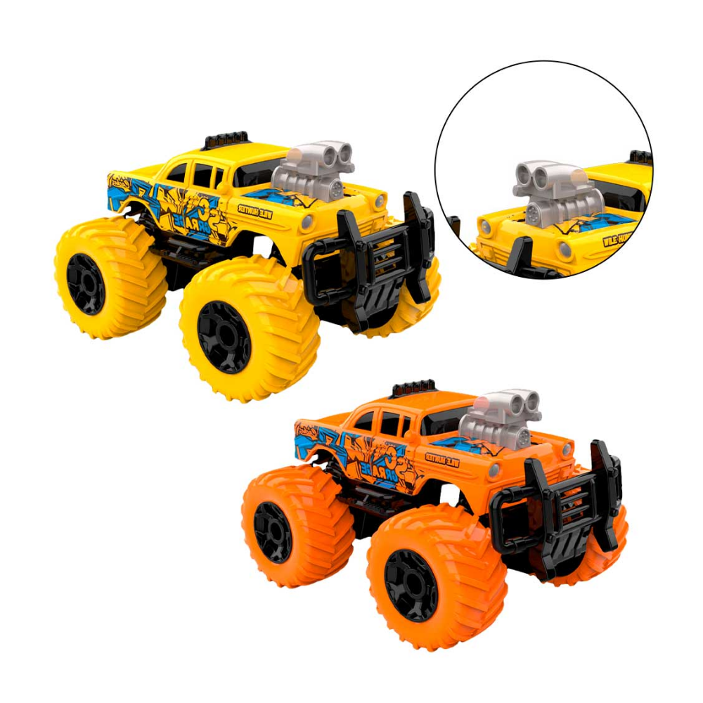 Carro Controle Remoto Sem Fio com Luz Mini Pick Up Turbo DMBrasil