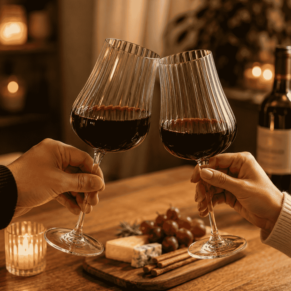 Taça de Vinho 500ml Cristal Ecológico Bohemia Coliseu