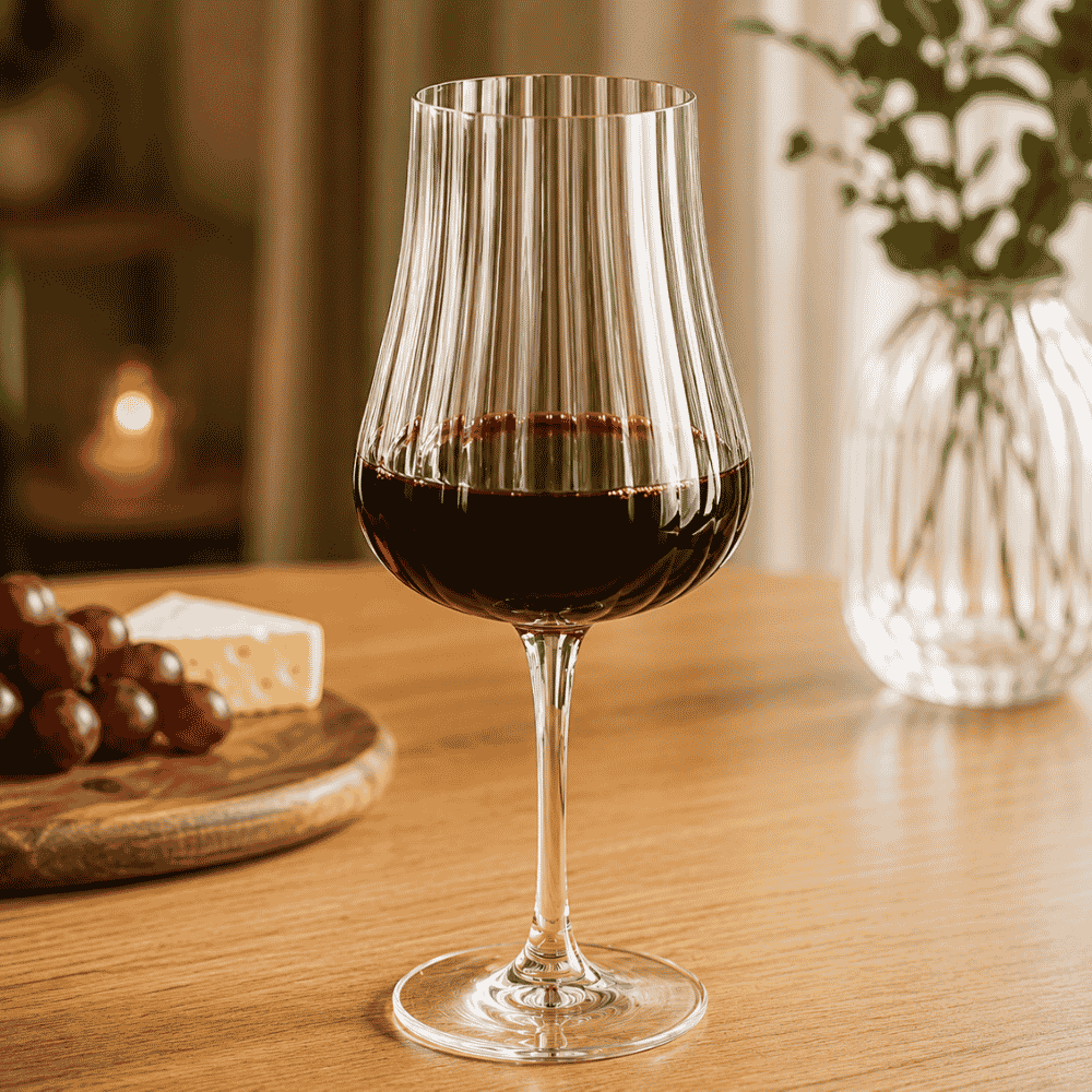Taça de Vinho 500ml Cristal Ecológico Bohemia Coliseu