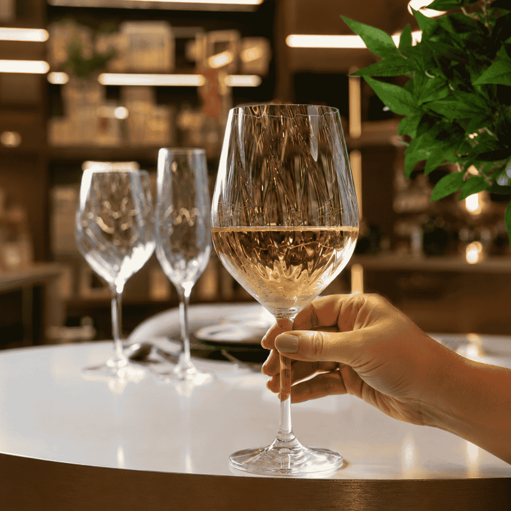 Taça de Vinho 600ml Cristal Ecológico Bohemia Coliseu