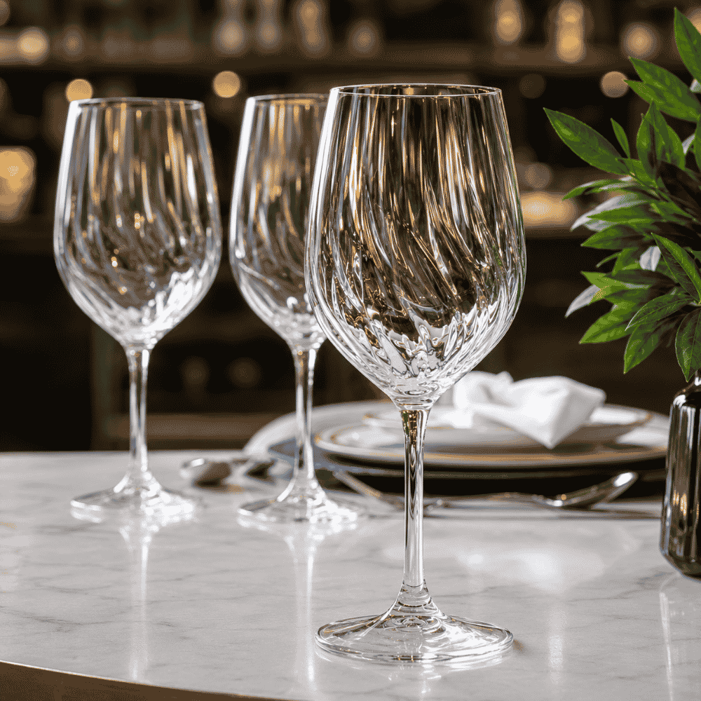 Taça de Vinho 600ml Cristal Ecológico Bohemia Coliseu