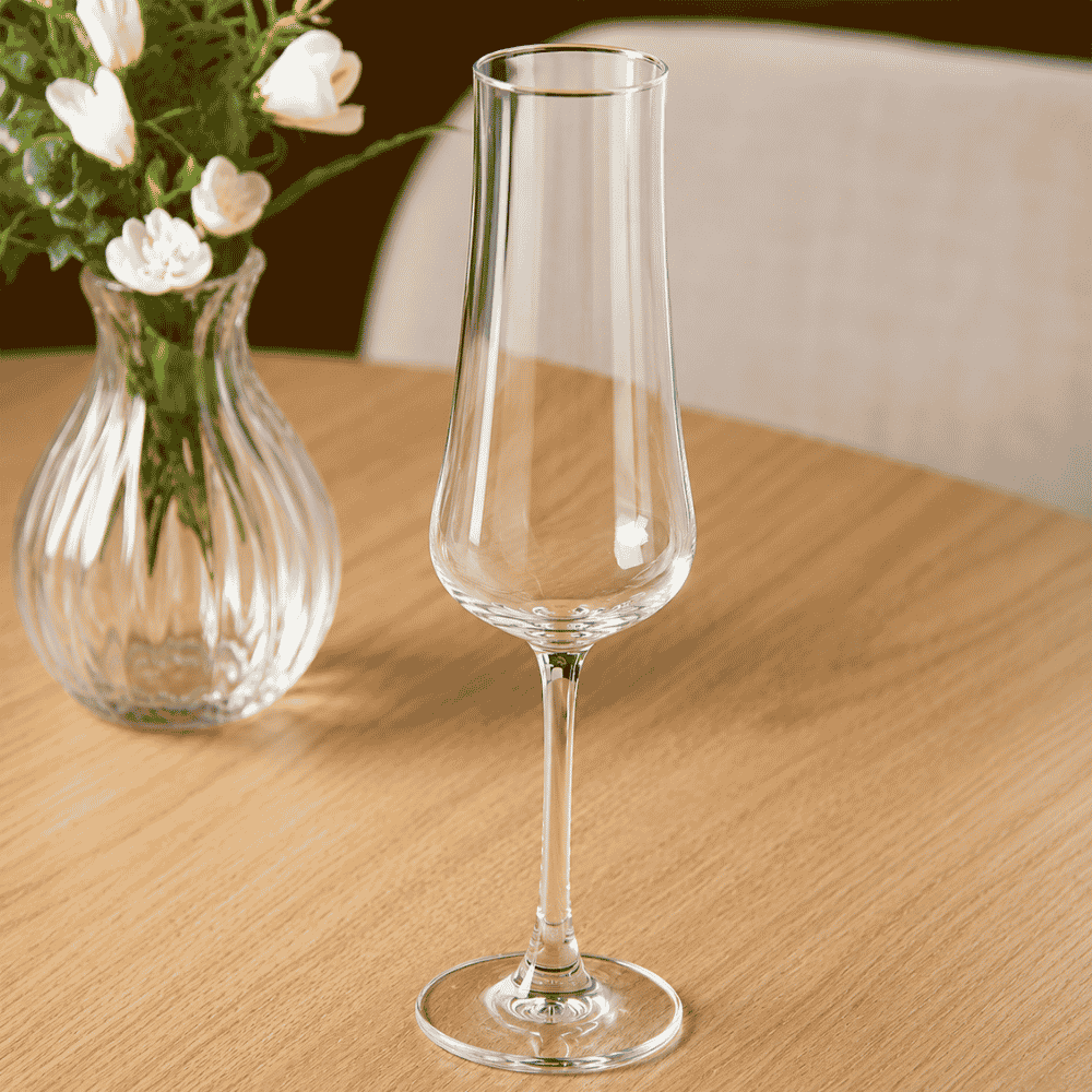 Taça Champagne Iduna 250ml Cristal Ecológico Bohemia Coliseu