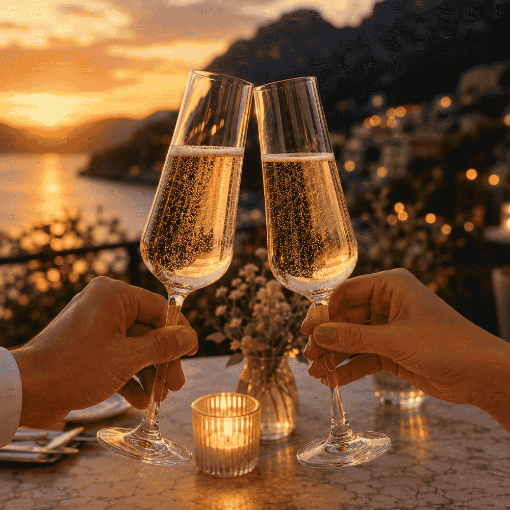Taça Champagne Iduna 250ml Cristal Ecológico Bohemia Coliseu
