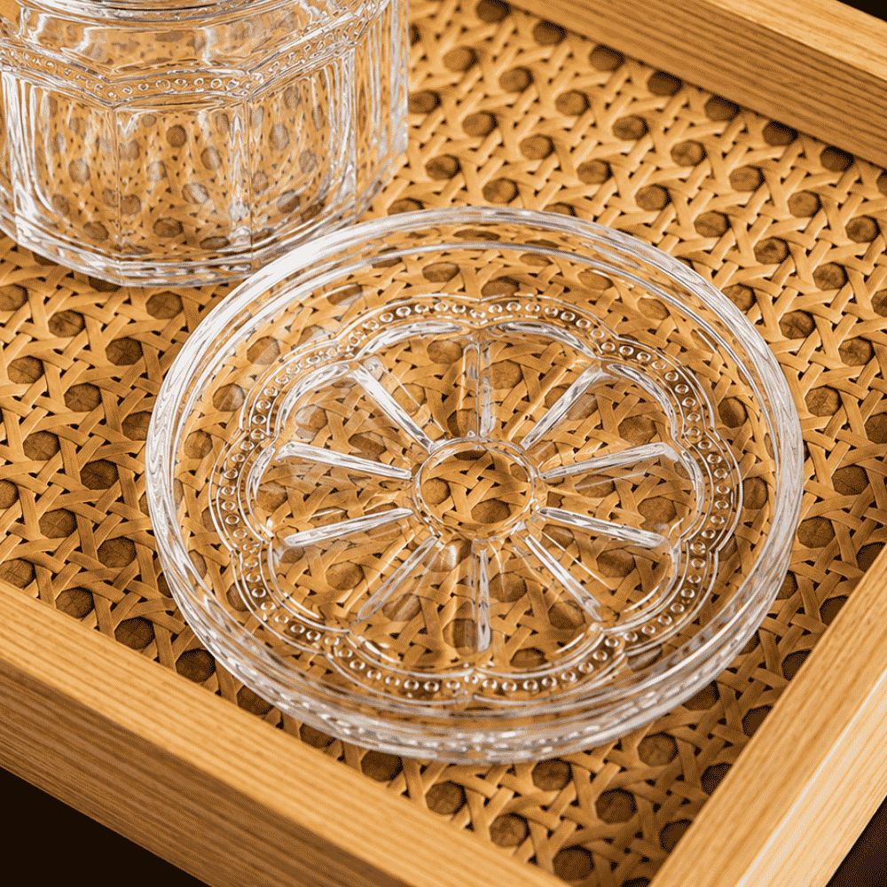 Prato Decorativo Belle Époque Cristal Ecológico Coliseu
